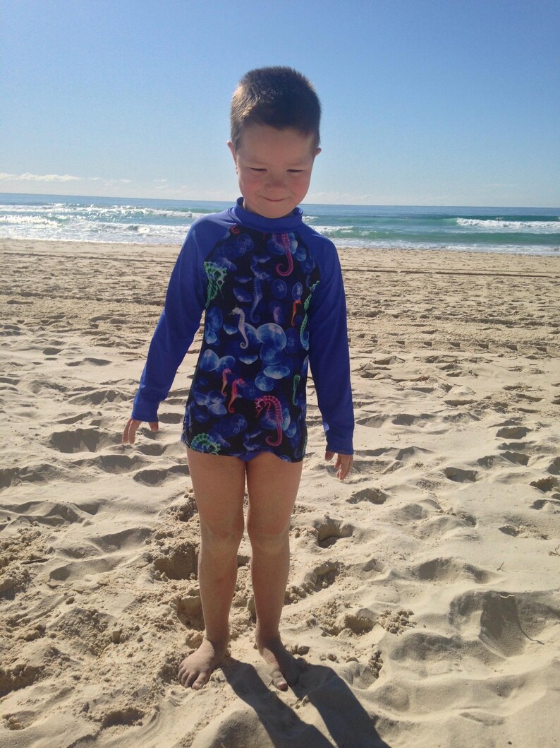 Boys Swim Rashie Etsy
