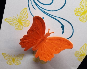 greeting card - bright butterflies