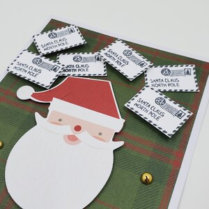 Carte de vœux de Noël - lettres au Père Noël