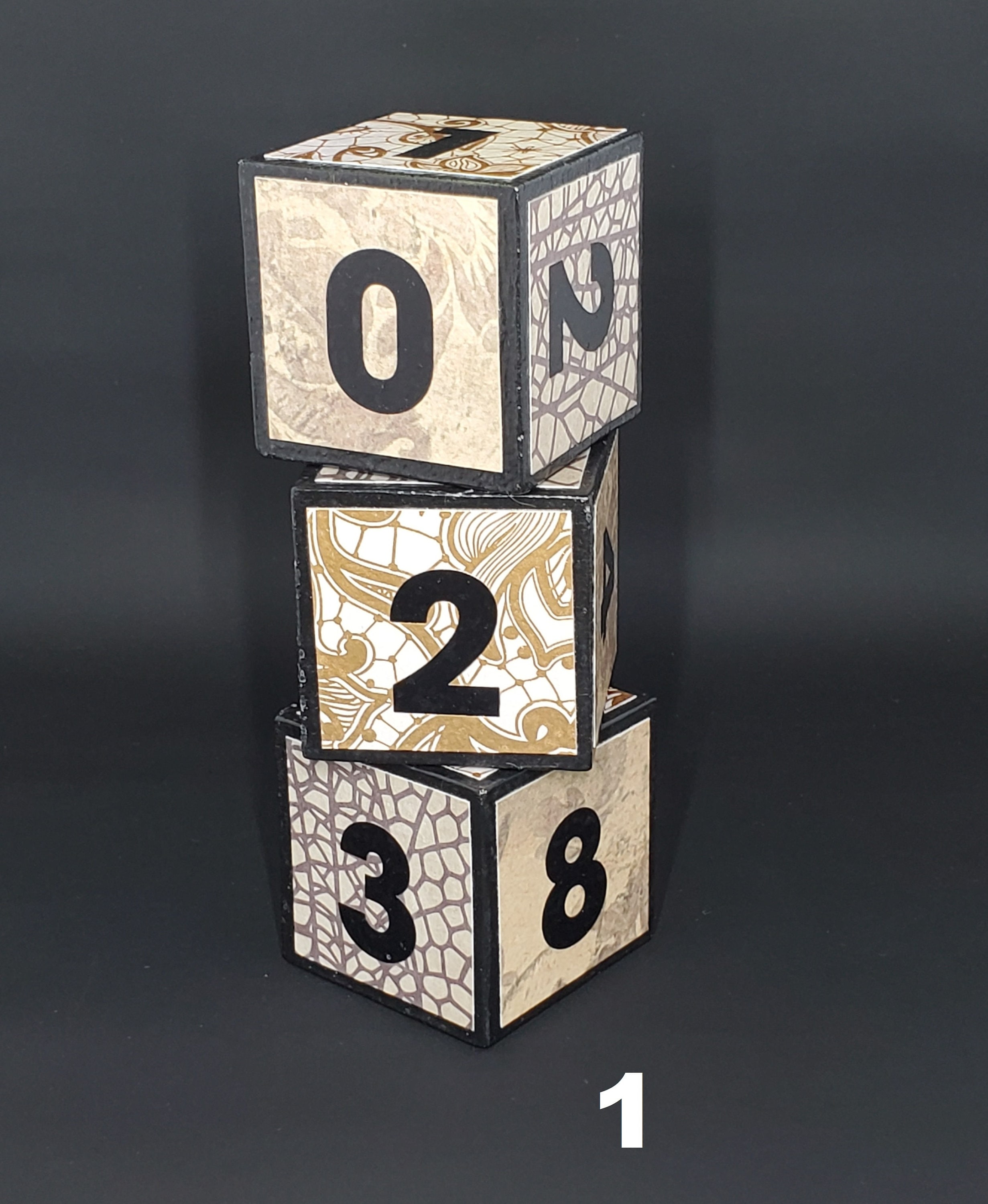 Wooden Halloween Countdown Blocks - Large Black - Etsy