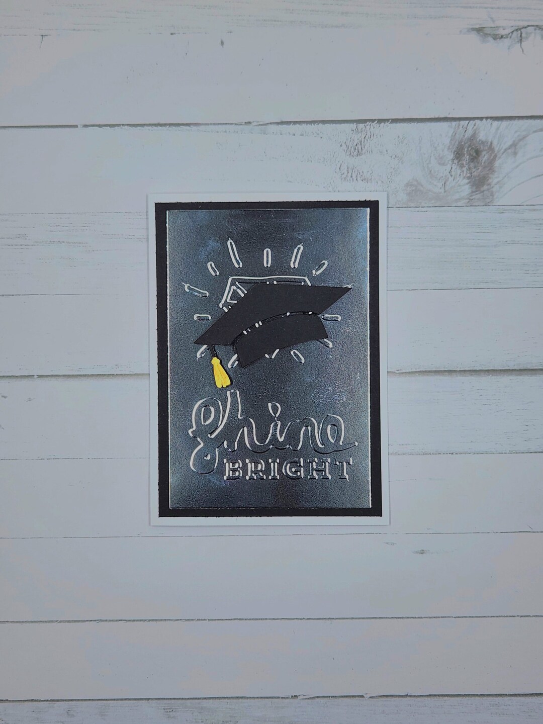 Graduation Card - Shine Bright - Etsy