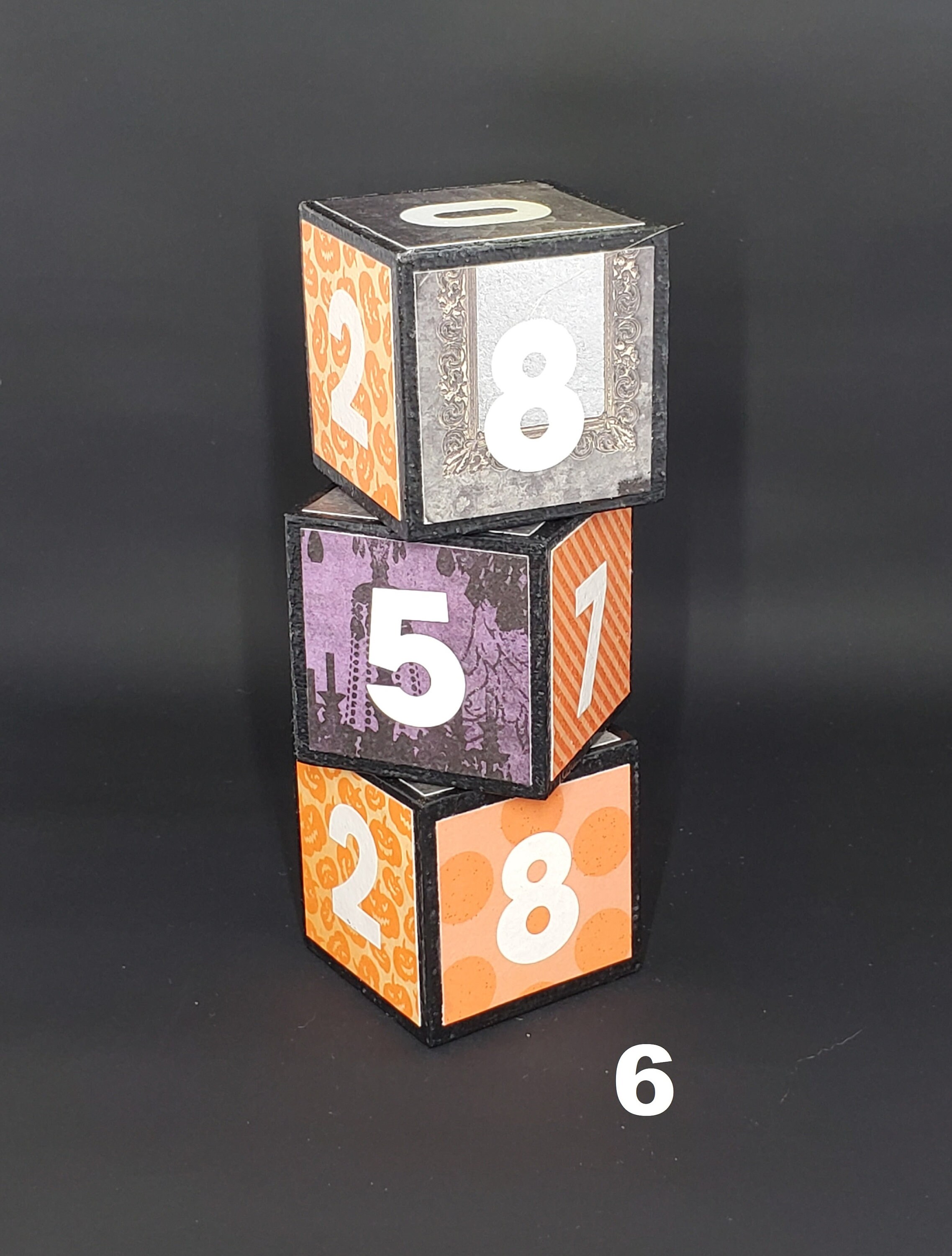 Wooden Halloween Countdown Blocks - Large Black - Etsy