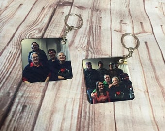 Order yours today! 2 sided photo key ring