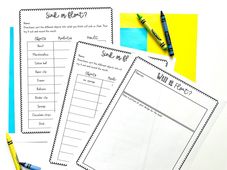 Jesus Walks on Water Object Lesson With Printable Activity Sheets ...