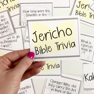 Kaboom! Bible Trivia Game for Battle of Jericho || Homeschool or Sunday School Bible Game Joshua Fought the Battle of Jericho