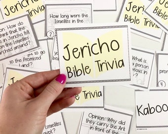 Kaboom! Bible Trivia Game for Battle of Jericho || Homeschool or Sunday School Bible Game Joshua Fought the Battle of Jericho