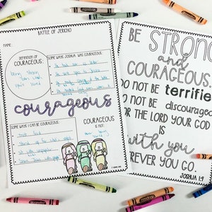 Battle of Jericho Printable Activity Sheets for Sunday School || Print and Go Bible Lesson from the book of Joshua for Elementary Students