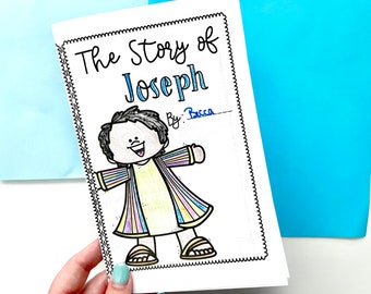 Story of Joseph Booklet // Printable book about Joseph, his brothers, + Egypt // Print and Go Bible Activity for kids in Sunday school