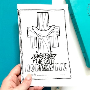 Holy Week Booklet // Printable Book About Easter Sunday, Palm Sunday ...