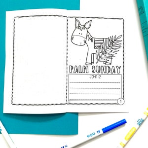 Holy Week Booklet // Printable Book About Easter Sunday, Palm Sunday ...