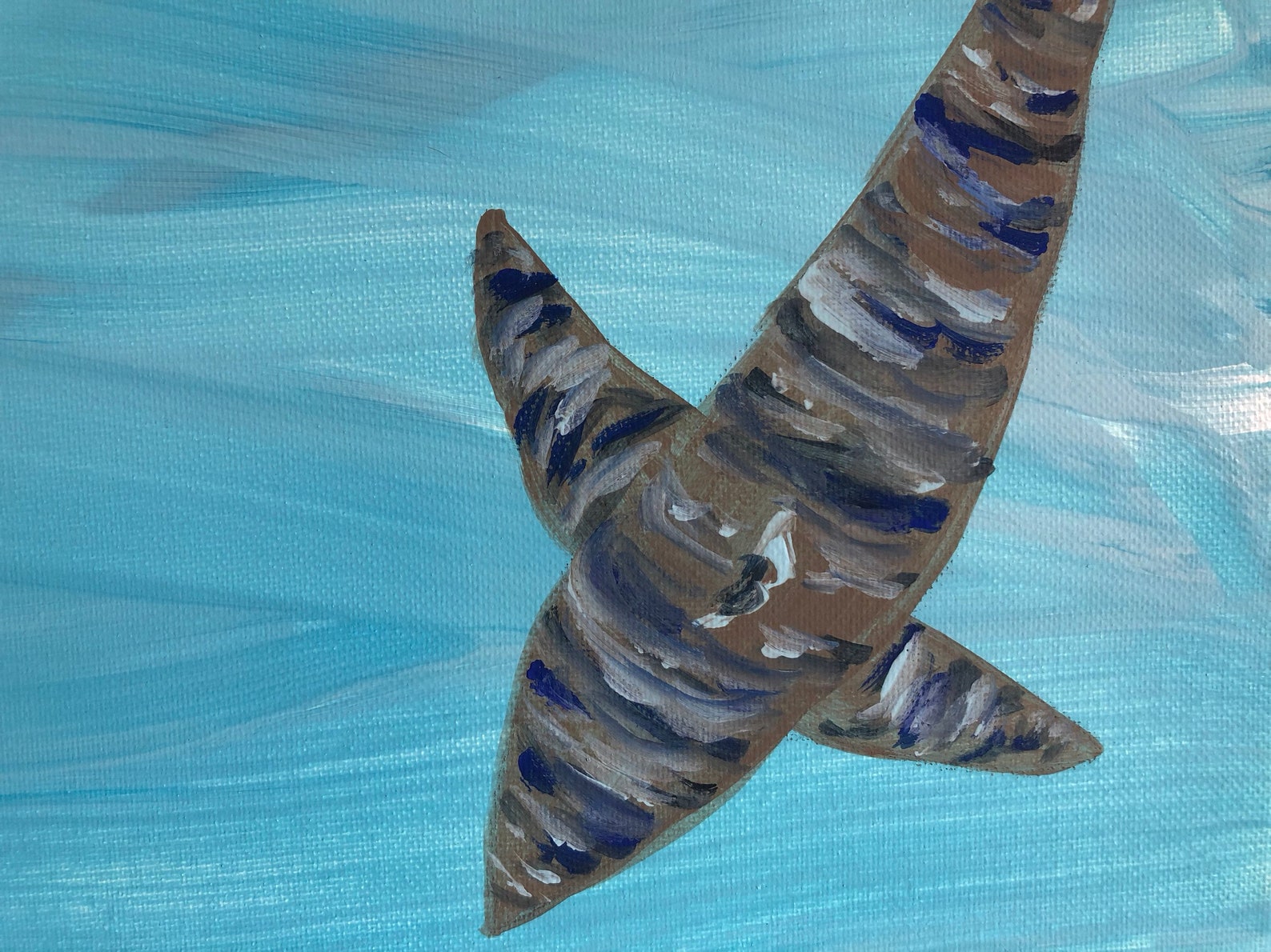 Double Trouble: Original 12x12in Acrylic Painting of Two - Etsy