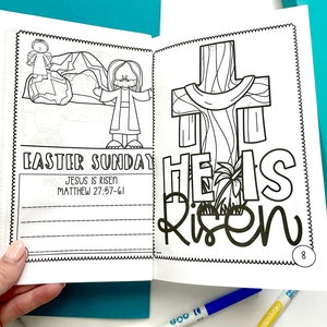 Holy Week Booklet // Printable Book About Easter Sunday, Palm Sunday ...