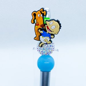 Silicone Pens, Metal Silicone Pens, Cute Work Pens, Womens Pens, Beaded Pens