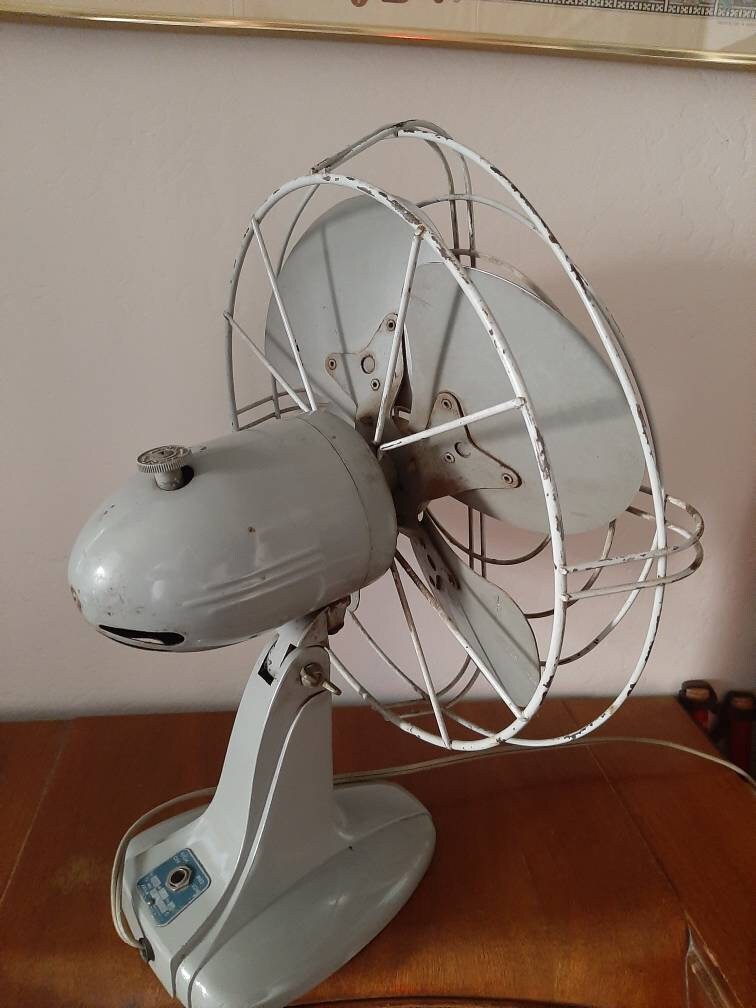 Vintage Fasco Tabletop Fan. Original 1940s Etsy