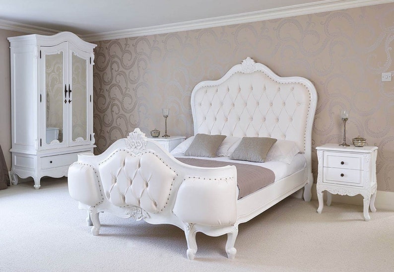 Super King Bed In Stock Bespoke French Rococo Hand Carved Etsy