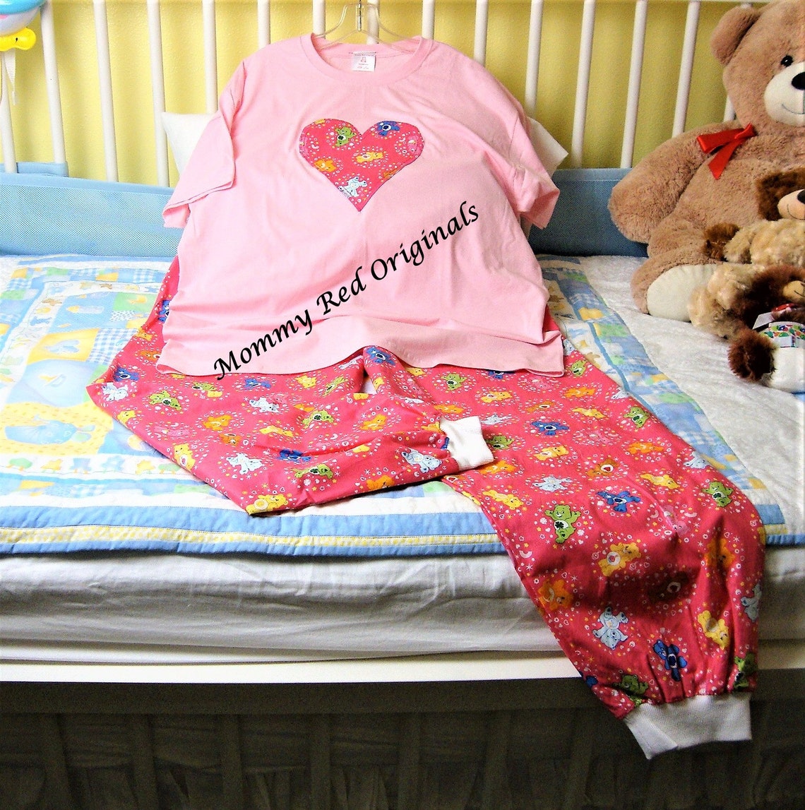 ABDL Care Bear Pajamas | Etsy