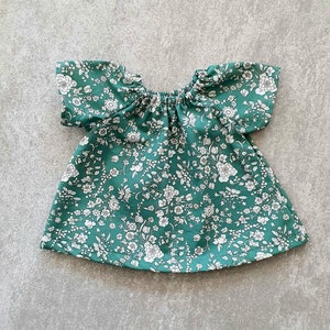 Handgemaakte poppenjurk, poppenkleding 38 cm, Miniland-poppenjurk 38 cm, Minikane-poppenkleding, herfstpoppenkleding, Paola Reina-jurk, poppenkleertjes