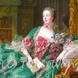 Custom Madame De Pompadour With Your Pet