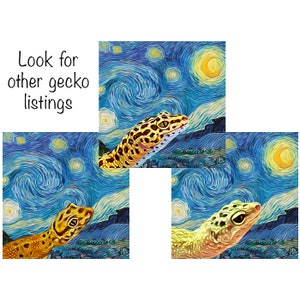 Other variations of Geckos are available, search my shop