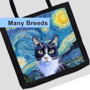 Monet Dog Tote Bag, Claude Monet Artists Garden Tote, Aesthetic ...