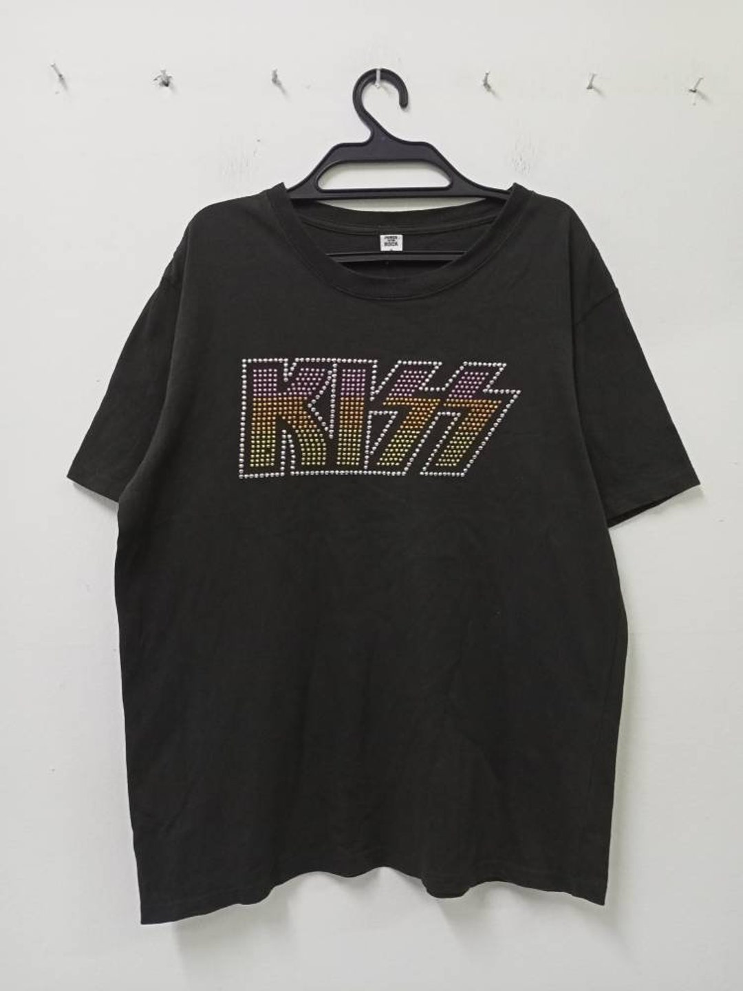 Kiss Rhinestone Classic Rock Band T Shirt Medium Rock and Roll Black Tee  Kiss Crewneck Music Promo Size M - Etsy