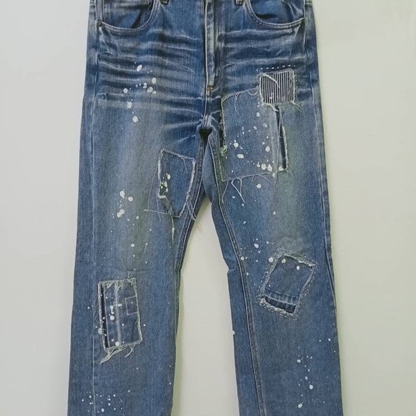 Splatter Paint Jeans - Etsy