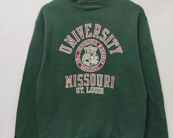Vintage University of Missouri St. Louis Crewneck-tröja (storlek M)