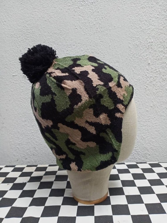 Atomic Austria Camoflage Hat Beanie Earflip Snow … - image 1