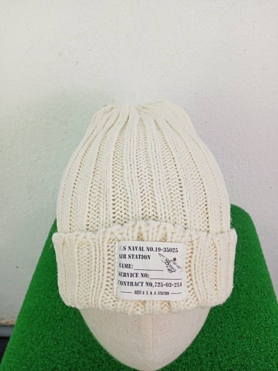 Us Naval Air Station Knit Beanie Hat Us 