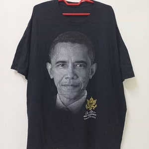 Barack Obama 44th President T shirt, Obama Print Shirt, Political, Photo Print,Crewneck Obama,Big size shirt, Xxl size.