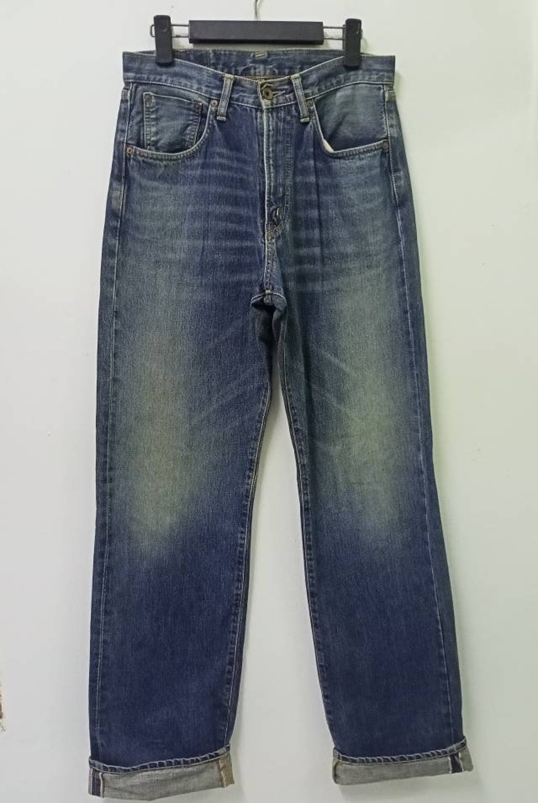 Vintage Edwin 505 Japan Selvedge Denim Jeans Waist 29 Mens Japan Faded ...