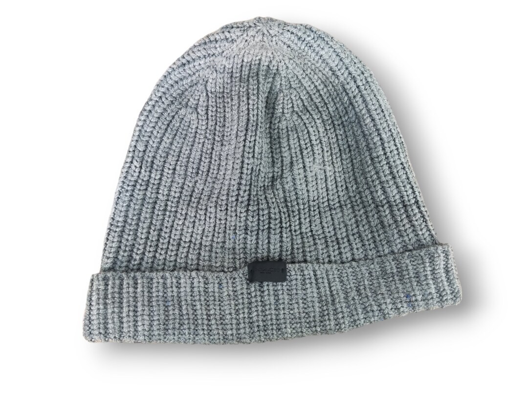 Coach Gray Plain Beanie Hat/ Winter Hat/ Designer Luxury - Etsy display picture 1