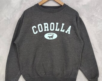 Vintage Corolla North Carolina Crewneck Sweatshirt, Horse Logo,Retro, Size S