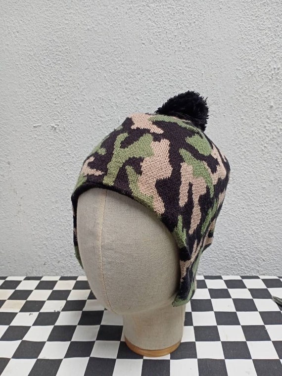 Atomic Austria Camoflage Hat Beanie Earflip Snow … - image 4