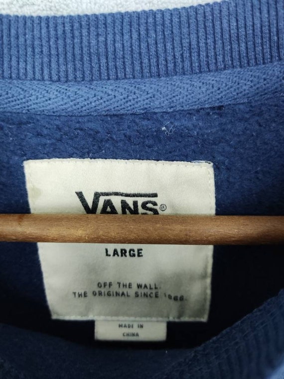 Vans off the Wall Sweatshirt Skateboard Crewneck Vans Pullover
