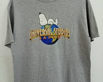 Vintage Snoopy Universal Studios Japan T -shirt Snoopy Print Snoopy Art Print Gifts Men women Size M