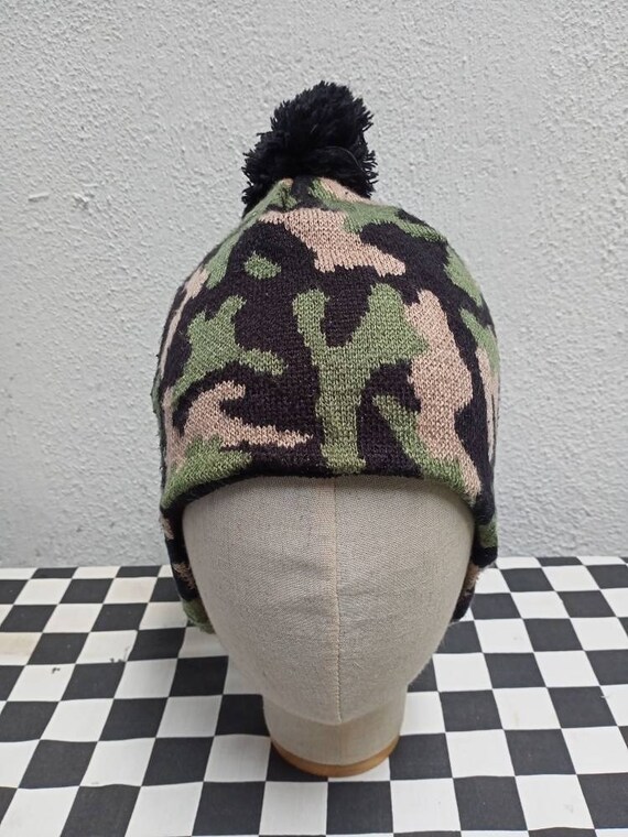 Atomic Austria Camoflage Hat Beanie Earflip Snow … - image 2