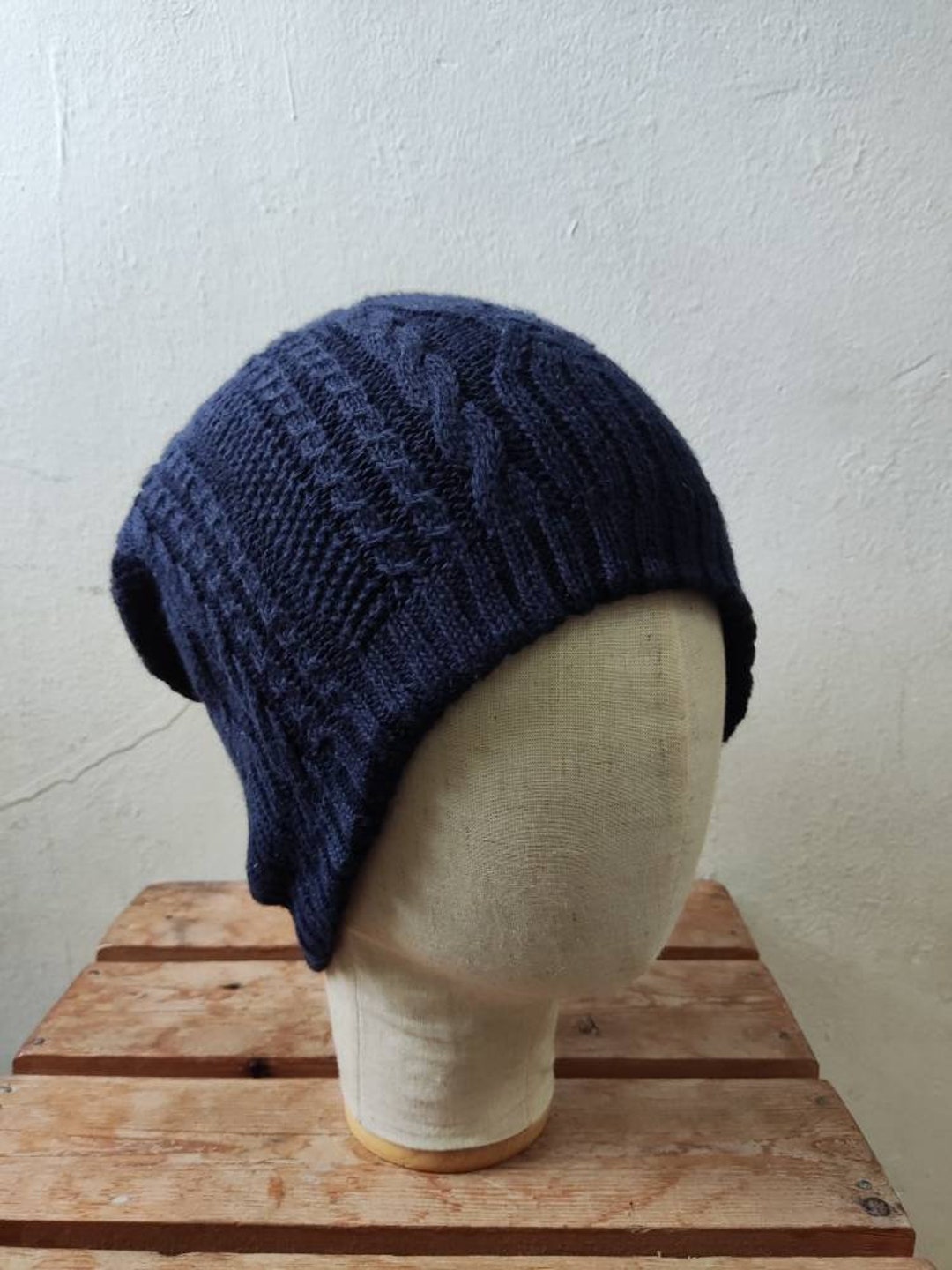 Vintage Ca4la Blue Beanie Knit Hat Japanese Designer Cap Snow - Etsy