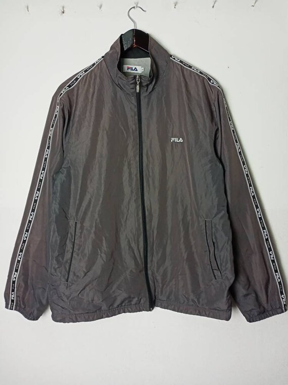 Vintage Fila Windbreaker Jacket,Fila Track top,Fila Sports jacket,Fila tracksuit,fila Vintage ,Unisex Medium Size