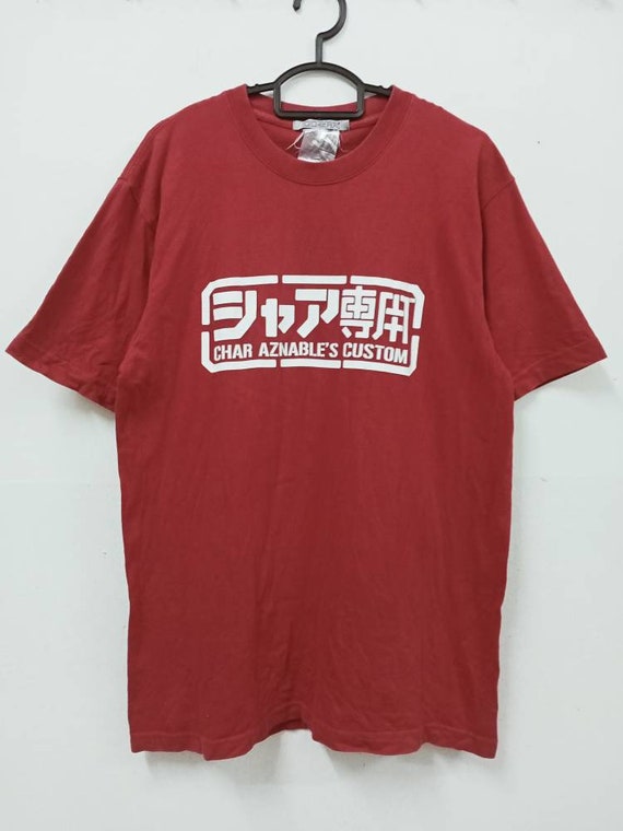 Japanese Anime CHAR AZNABLE'S CUSTOM Cospa T-Shirt