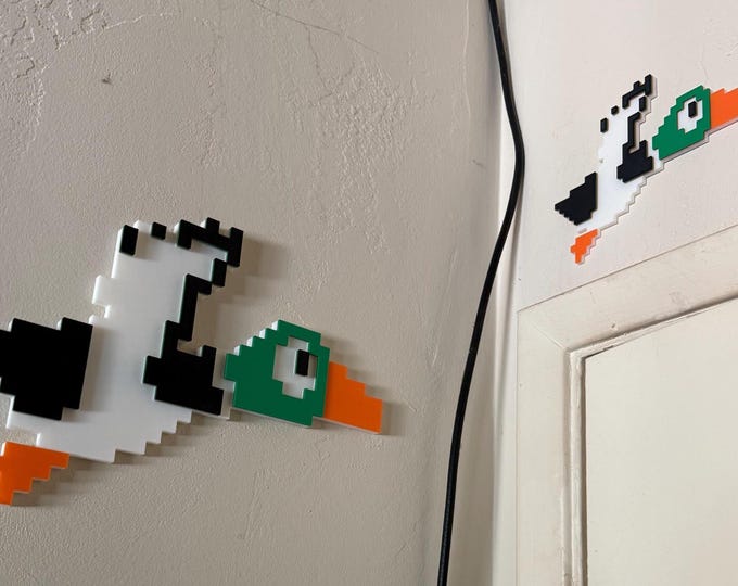 Duck Hunt NES Wall Art: Retro Nintendo-Inspired Game Decor
