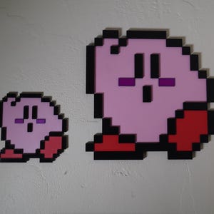 Kirby NES Wall Art: Retro Nintendo-Inspired Game Decor