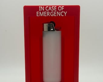 In Case of Emergency,  BIC style Lighter stand