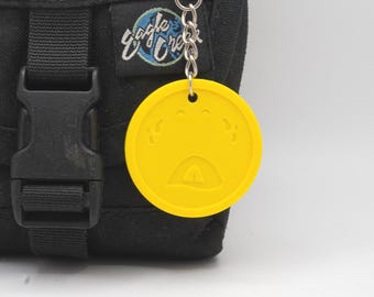 Llavero de moneda Forsaken Chance inspirado en Roblox