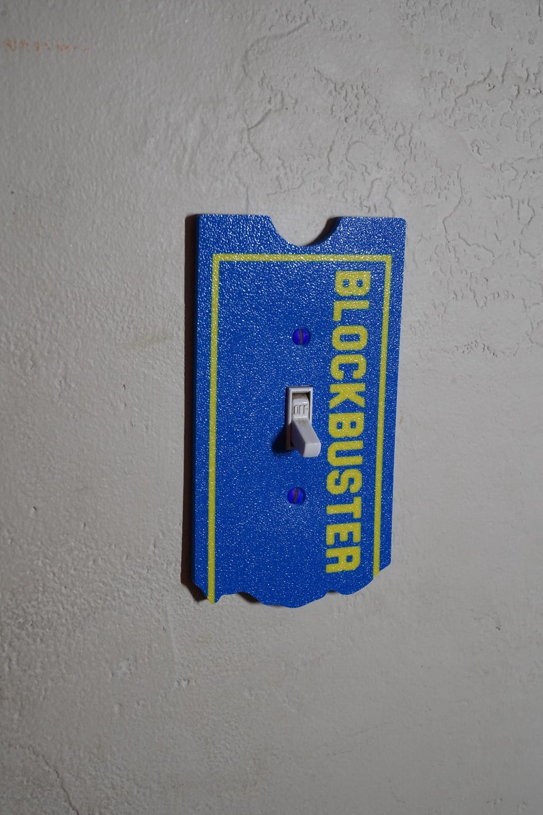 Blockbuster Ticket Stub Light Switch Cover - Etsy