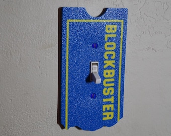 Blockbuster Ticket Stub Light Switch Cover