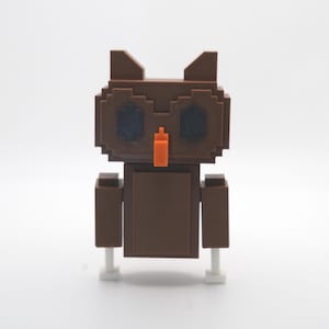 Grow A Garden Inspired Cooked Owl Figure from Roblox