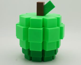 Figura de manzana de azúcar "Cultiva un jardín" inspirada en Roblox