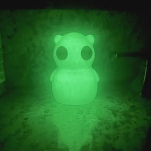 Bob's Burgers Inspired Kuchi Kopi Stash Container with Screw Top Stash box Glow in the Dark