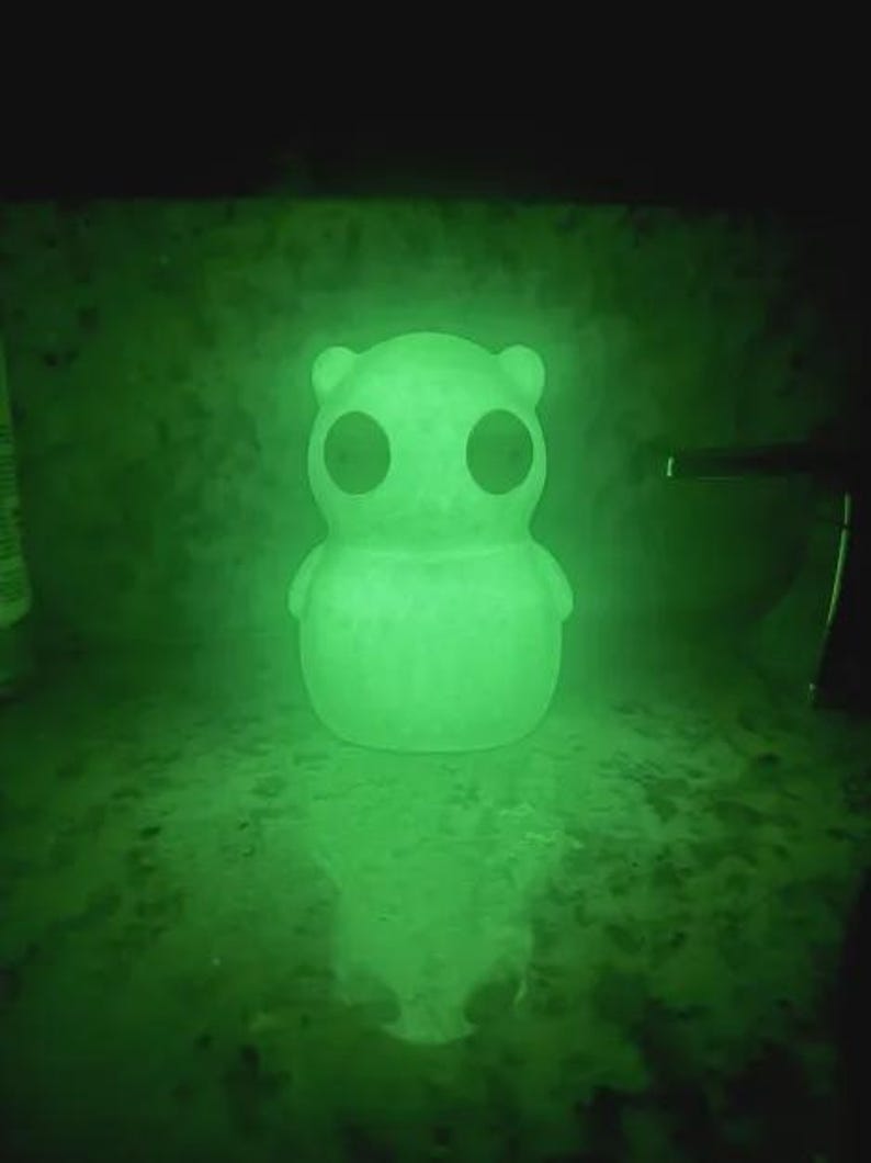 Bob's Burgers Inspired Kuchi Kopi Stash Container with Screw Top Stash box Glow in the Dark